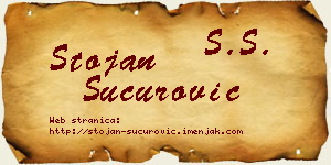 Stojan Šućurović vizit kartica